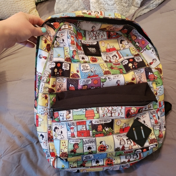 vans peanuts backpack